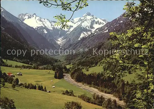 Trettach pielmannsauer Tal Kratzer Trettachspitze Kat. Oberstdorf