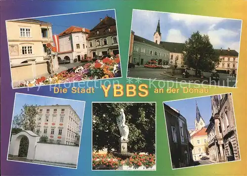 Ybbs Donau Museum Stadtplatz Schloss Stadtbrunnen  Kat. Ybbs an der Donau