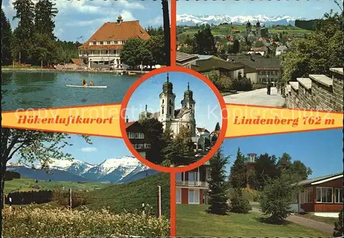 Lindenberg Allgaeu Kirche See  Kat. Lindenberg i.Allgaeu