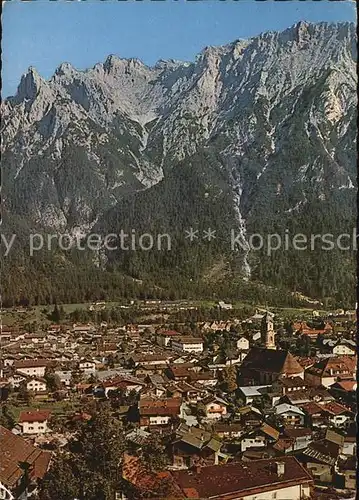 Mittenwald Bayern Karwendelspitze  Kat. Mittenwald