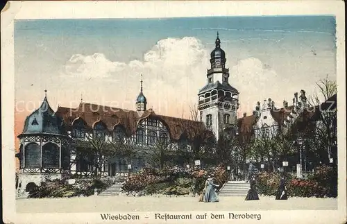 Wiesbaden Restaurant auf dem Neroberg Kat. Wiesbaden