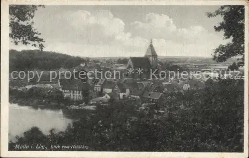 Moelln Lauenburg Blick vom Heidberg Kat. Moelln