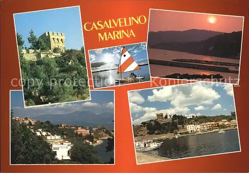 Marina di Casalvelino Salerno Torre Saracene e panorama