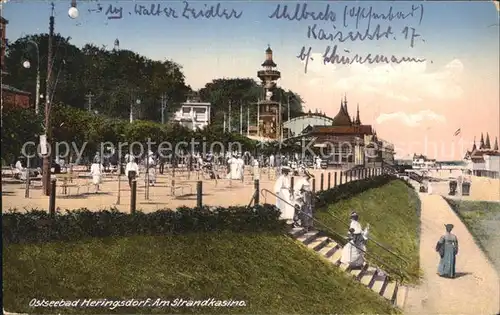 Heringsdorf Ostseebad Usedom Promenade Strandkasino Kat. Heringsdorf