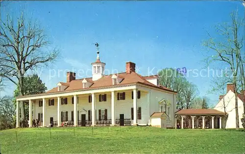 Mount Vernon Virginia George Washington Mansion Kat. Mount Vernon