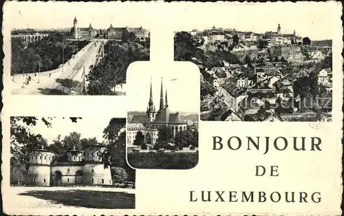 Luxembourg Luxemburg Teilansichten der Stadt Kat. Luxembourg