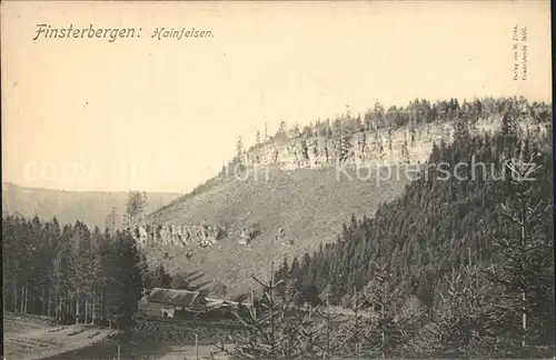 Finsterbergen Hainfelsen Kat. Finsterbergen Thueringer Wald