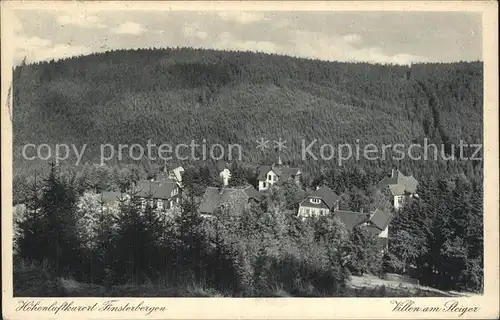 Finsterbergen Villen am Steiger Kat. Finsterbergen Thueringer Wald