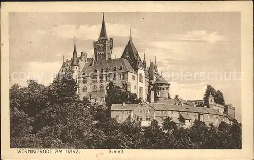 Wernigerode Harz Schloss Kat. Wernigerode