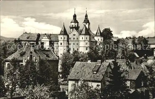 Schleusingen Blick von der Gartenstrasse Kat. Schleusingen