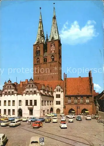 Stendal Marktplatz Marienkirche Kat. Stendal