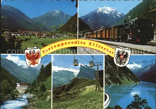 Hintertux Zillertal Seilbahn Eisenbahn  Kat. Tux