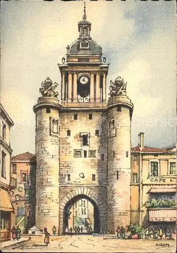 La Rochelle Charente Maritime La Tour de la Grosse Horloge Kat. La Rochelle