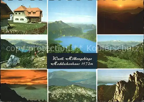 Steinbach Attersee Hochleckenhaus Hoellengebirge  Kat. Steinbach am Attersee