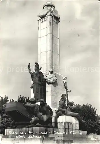 Piacenza Monumento al Pontiere d Italia  Kat. Piacenza