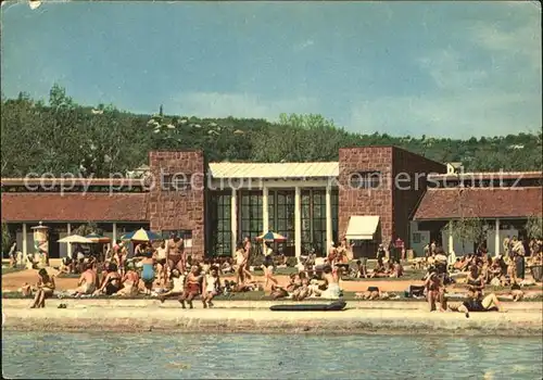 Balaton Plattensee Strand Kat. Ungarn