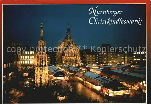 Nuernberg Christkindlesmarkt  Kat. Nuernberg