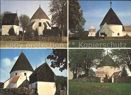 Bornholm Osterlars Rundkirke Ny Kirke Ols Kirke Ny Lars Kirke Kat. Daenemark