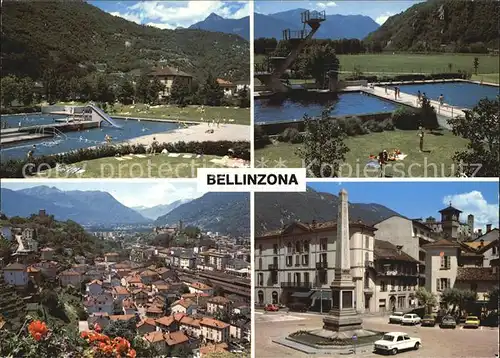 Bellinzona Piscina Piazza Indipendenza Kat. Bellinzona
