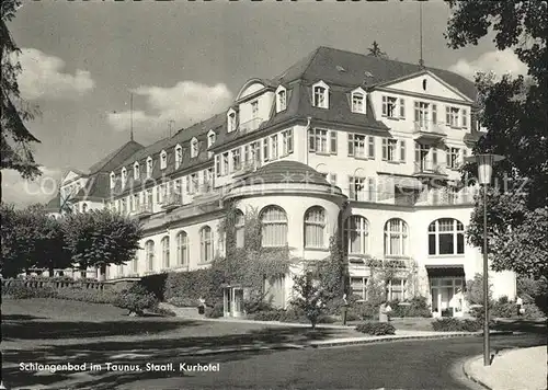 Schlangenbad Taunus Staatl Kurhotel Kat. Schlangenbad