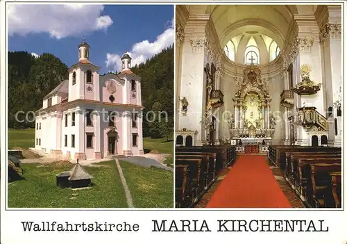 St Martin Lofer Wallfahrtskirche Maria Kirchental Inneres / St Martin bei Lofer /Pinzgau-Pongau