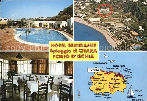 Forio d Ischia Hotel Semiramis Spiaggia di Citara Piscina Kat. 