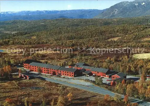 Rauland Hogfjellshotell Fliegeraufnahme Kat. Norwegen