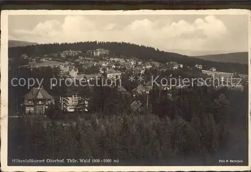 Oberhof Thueringen Stadtansicht Kat. Oberhof Thueringen