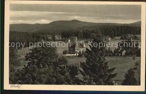 Oberhof Thueringen Schneekopf Parkhotel Wuenscher Kat. Oberhof Thueringen