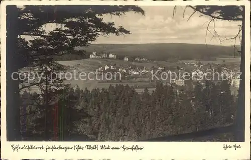 Finsterbergen Stadtansicht Kat. Finsterbergen Thueringer Wald