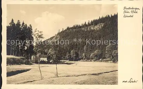 Finsterbergen Leinatal Kat. Finsterbergen Thueringer Wald