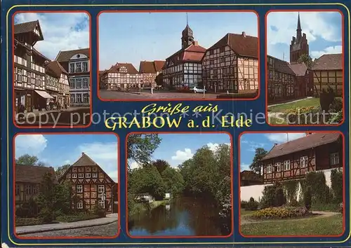 Grabow Mecklenburg Stadtansichten Kat. Grabow Mecklenburg