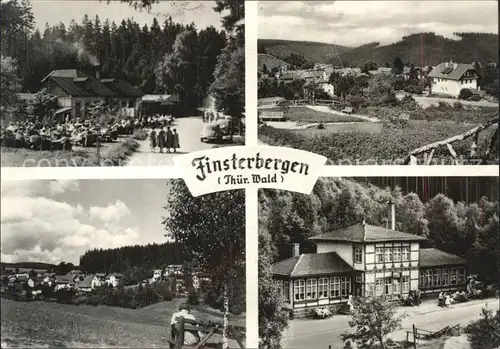 Finsterbergen Teilansicht Gaststaette Kat. Finsterbergen Thueringer Wald