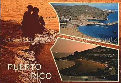 Puerto Rico Gran Canaria Strandidyll Panorama Kat. Gran Canaria