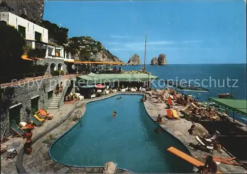Capri Swimmingpool Panorama Kat. Golfo di Napoli