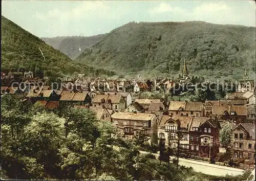 Thale Harz Blick vom Lindenberg Kat. Thale