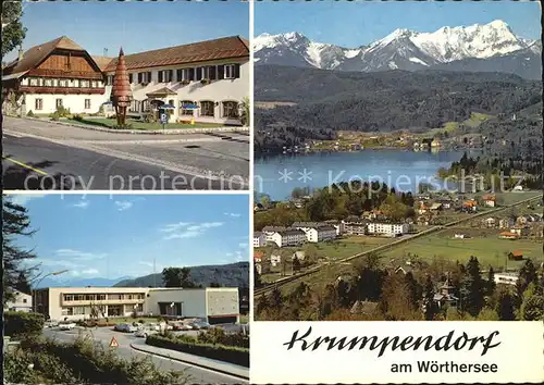 Krumpendorf Woerther See Teilansichten Alpenpanorama Kat. Krumpendorf am Woerther See