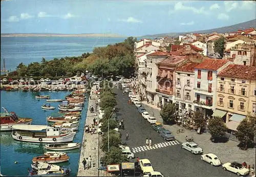 Crikvenica Kroatien Uferstrasse Hafen Kat. Kroatien