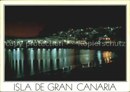 Mogan Nachtaufnahme Kat. Gran Canaria Spanien