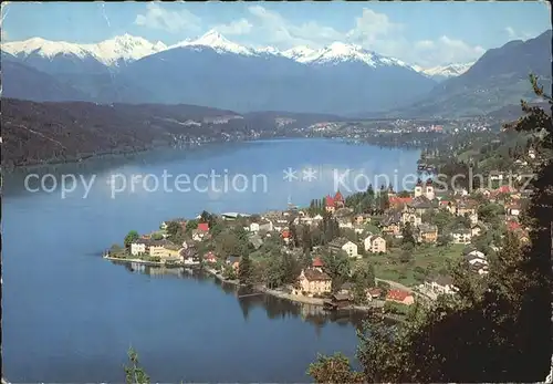 Millstatt Millstaettersee Panorama Kat. Millstatt Millstaetter See