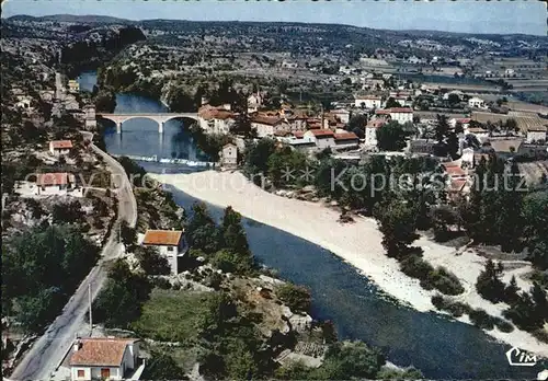 Ruoms Pont et les Defiles vue aerienne Kat. Ruoms