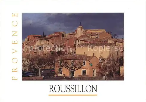 Roussillon Vaucluse Ortsansicht Kat. Roussillon