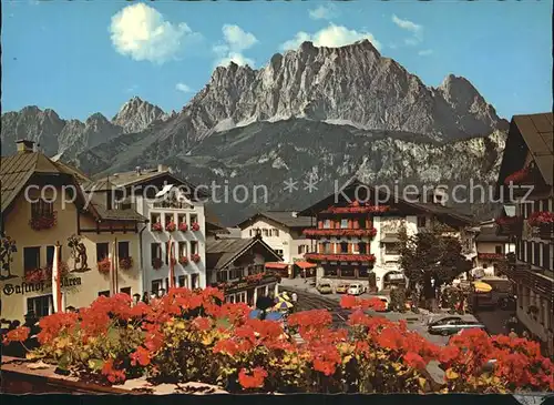 St Johann Tirol mit Wildem Kaiser Kat. St. Johann in Tirol