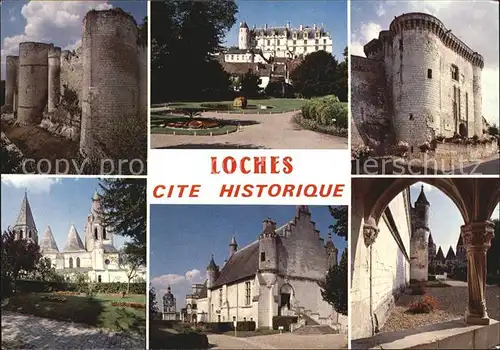 Loches Indre et Loire Porte Royale Eglise St Ours Kat. Loches