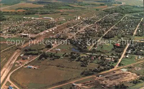 Virden Manitoba The Oil Capital of Manitoba aerial view