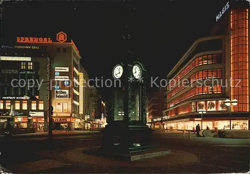 Hannover Georgstrasse Kroepcke Uhr  Kat. Hannover
