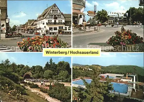 Winterberg Hochsauerland Schwimmbad Konzertbuehne  Kat. Winterberg