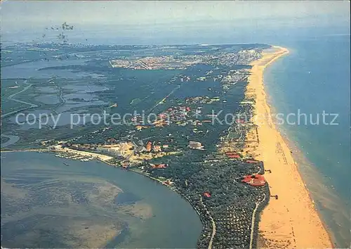 Bibione Strand Fliegeraufnahme