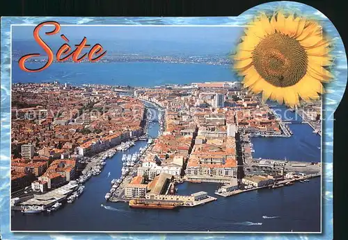 Sete Herault Ile singuliere vue aerienne Sonnenblume Kat. Sete