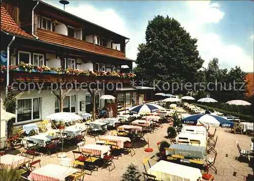 Allendorf Bad Sooden Berggasthof Ahrenberg Restaurant Terrasse Kat. Bad Soden am Taunus